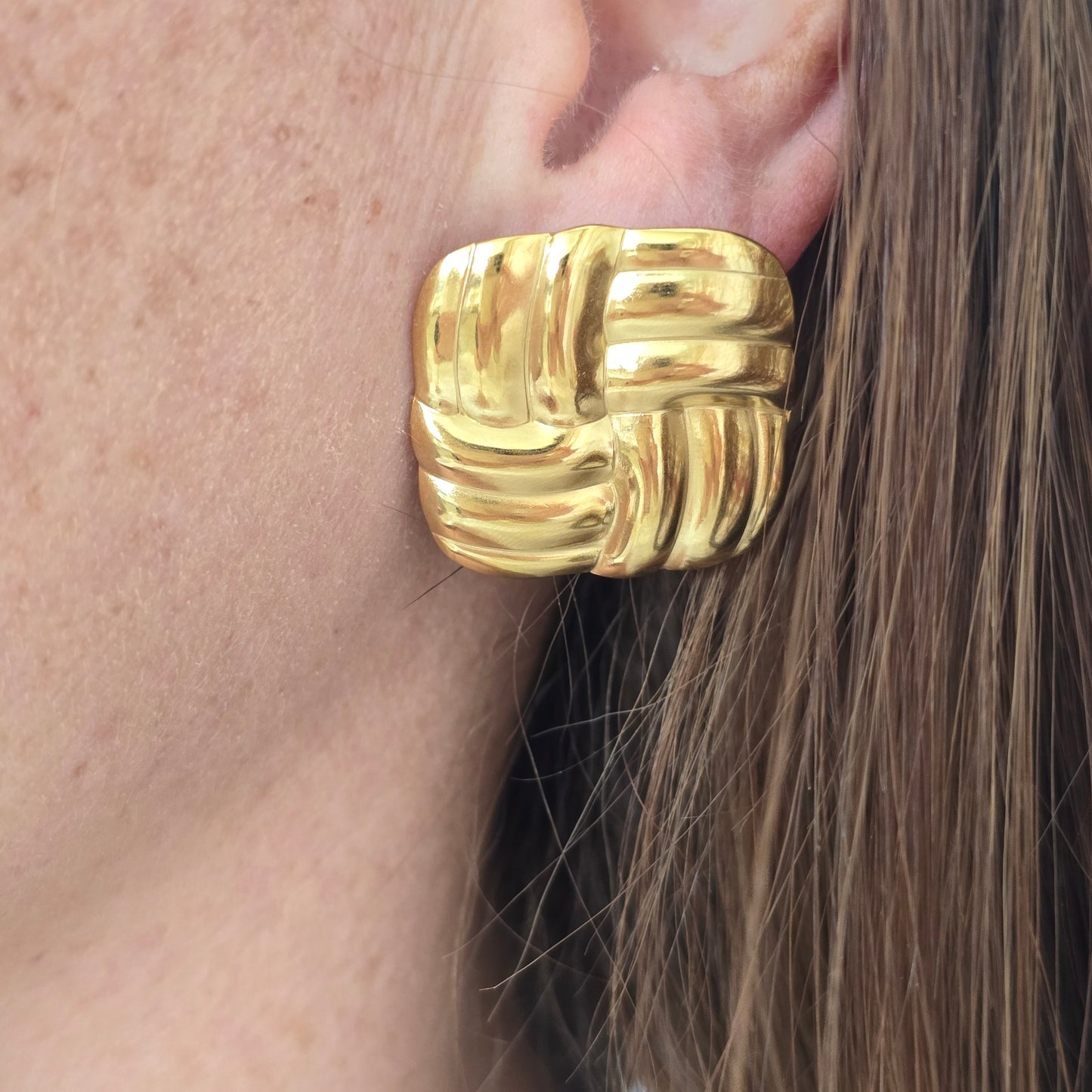 Aretes cuatro en cuadro