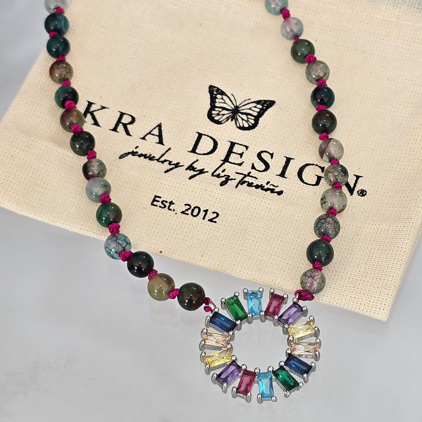 Collar corto rainbow
