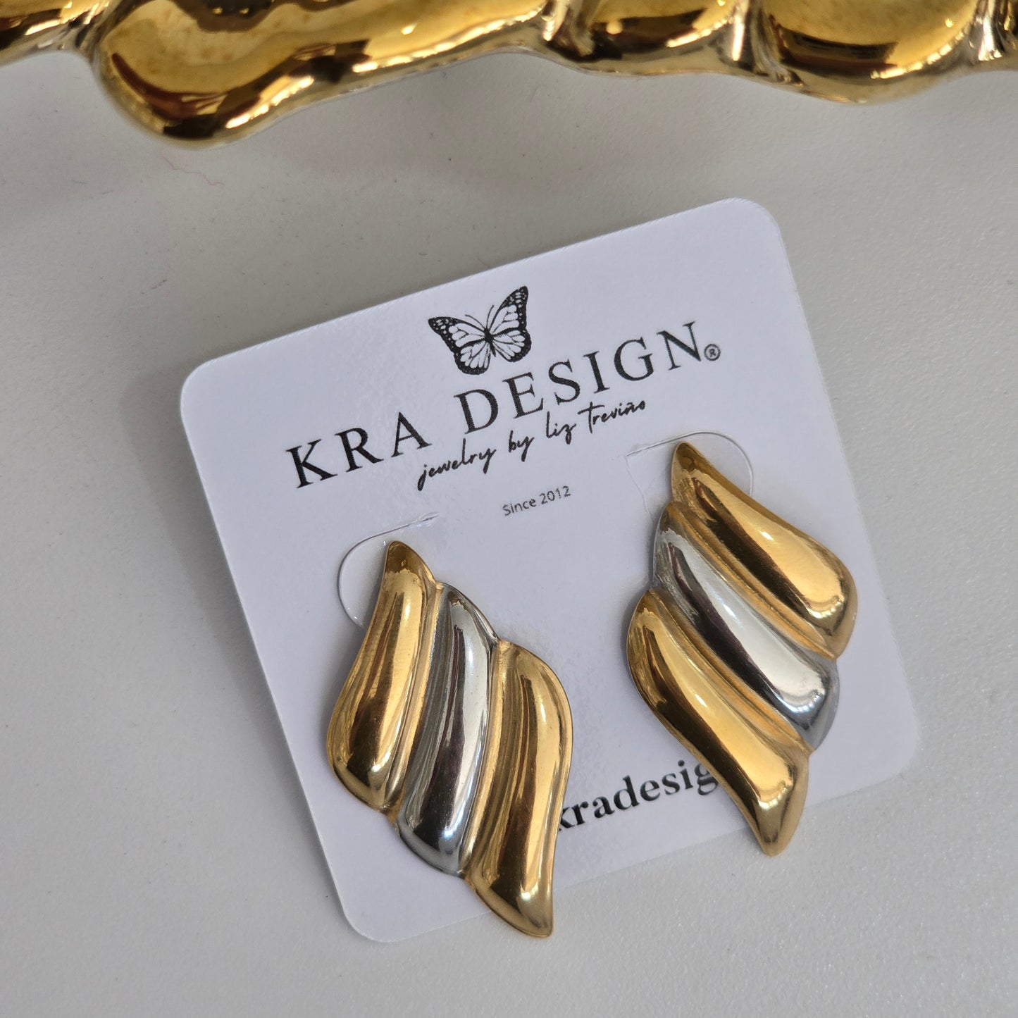 Aretes bicolor ALEJANDRA