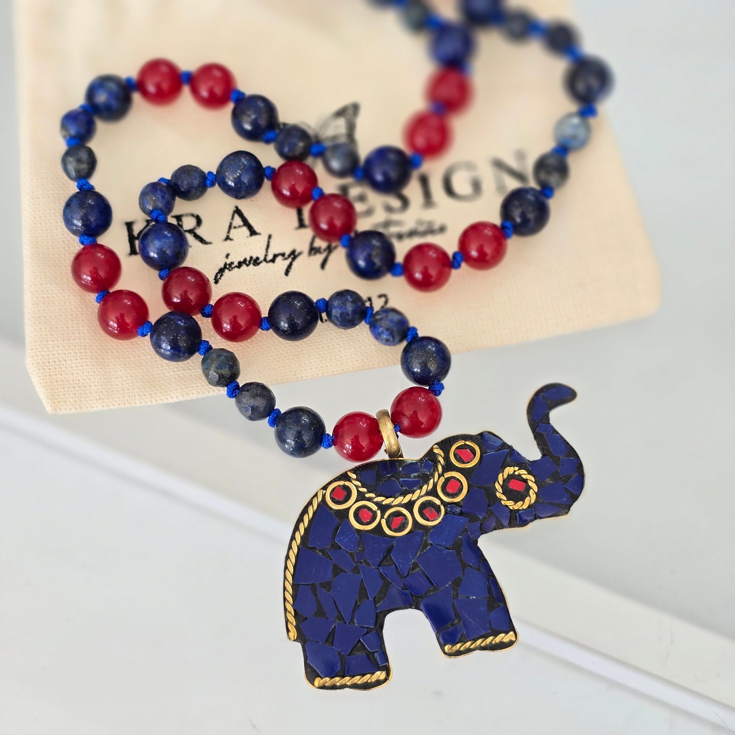 Collar elefante tibetano