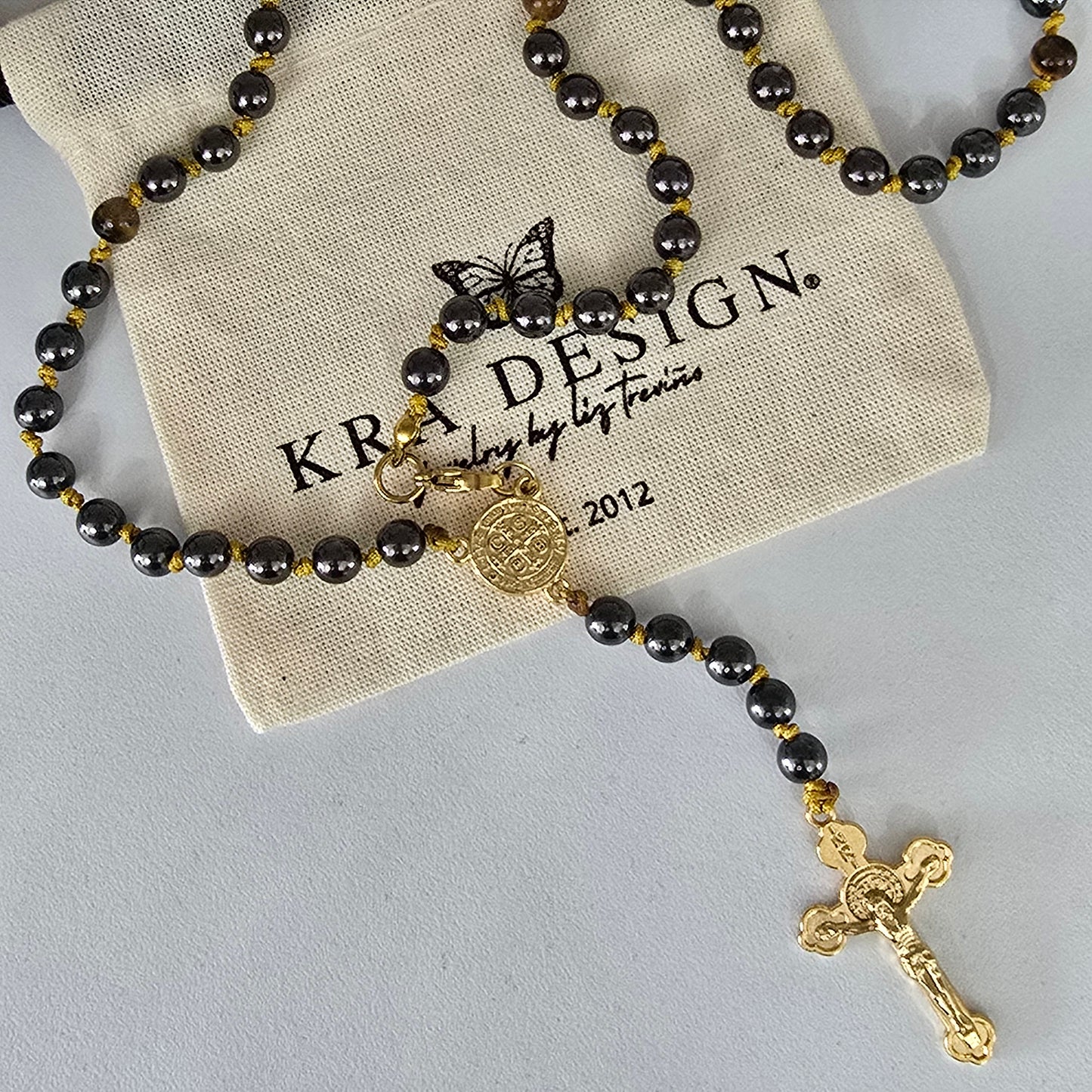 Rosario de hematita san benito