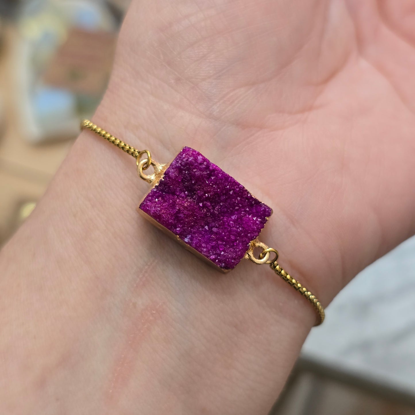 Pulsera druzy fiucha