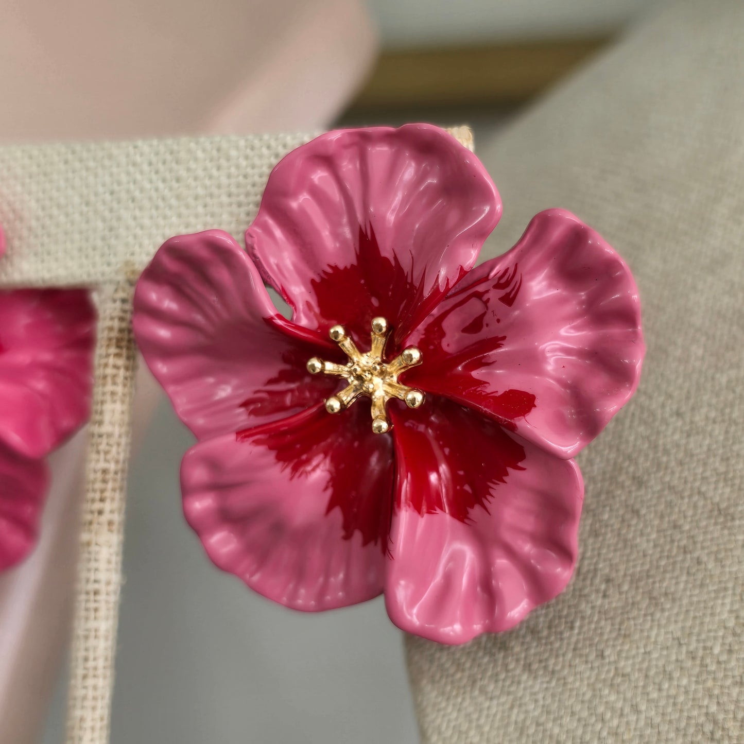 Aretes flor fiucha