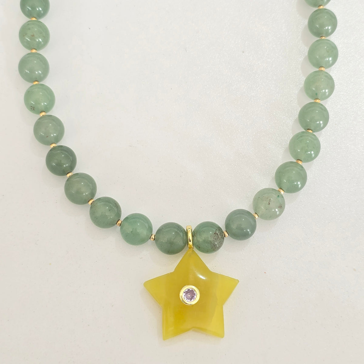 Collar estrella amarilla