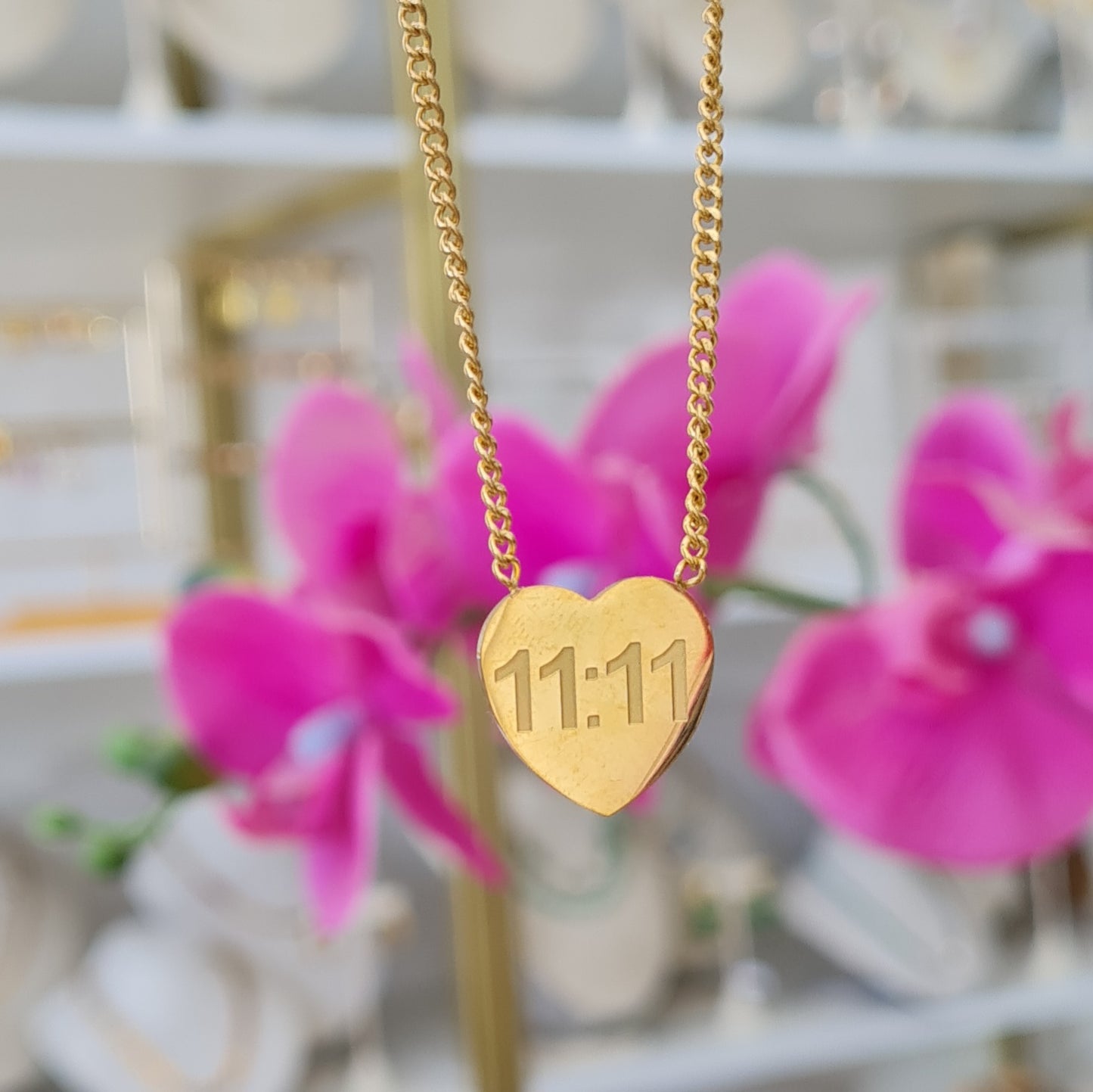 HEART 11:11 NECKLACE