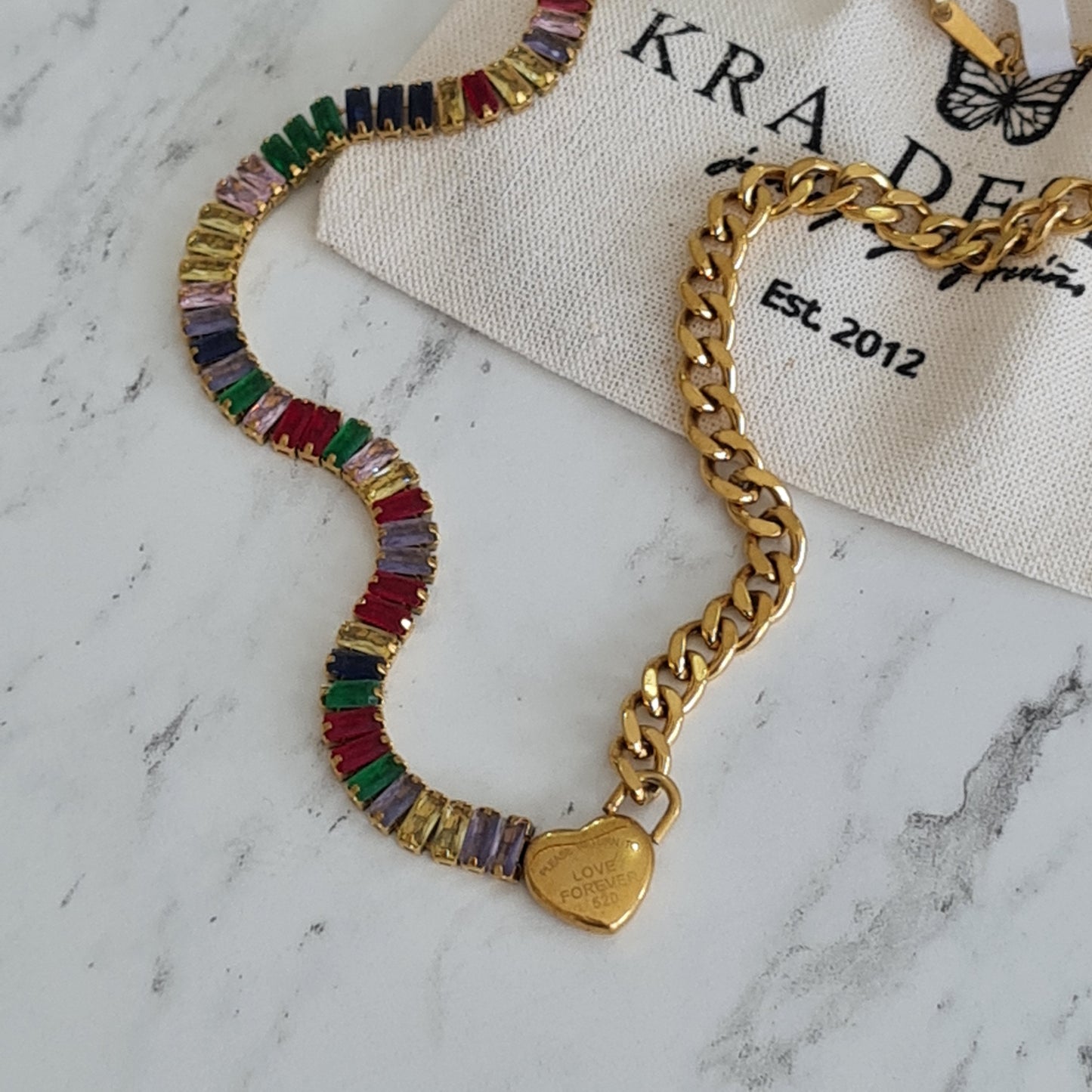 Collar rainbow zirconias