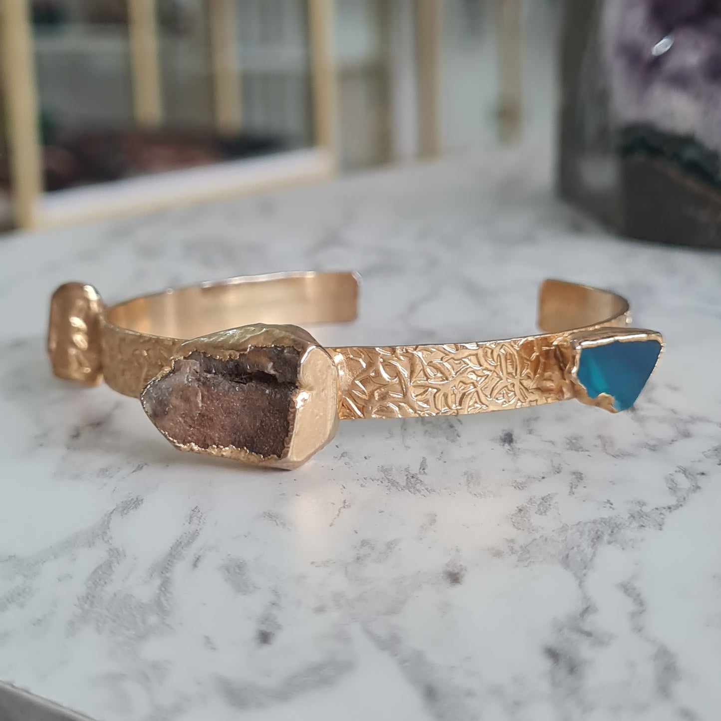 Brazalete druzy cafe