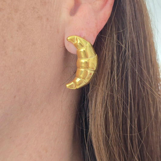 Aretes cuernito
