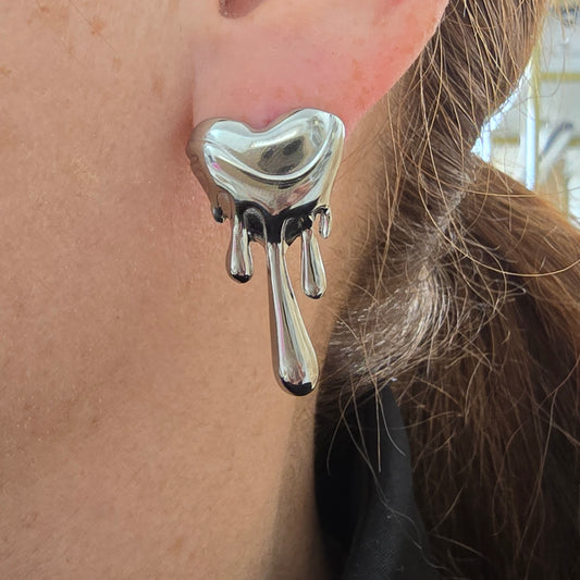 Arete corazon de pintura