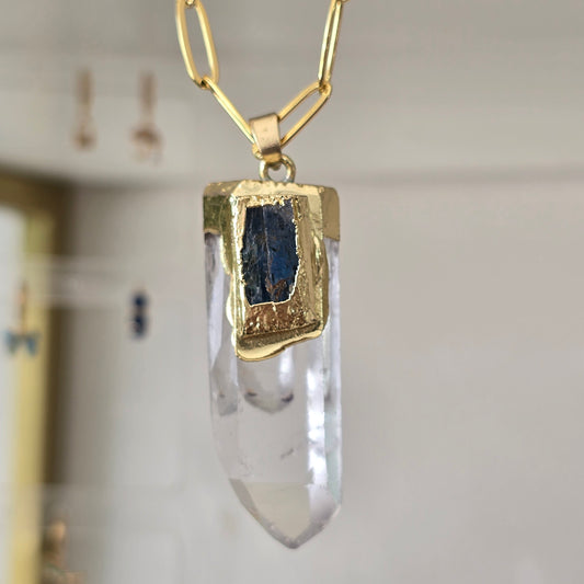 Collar cuarzo blanco