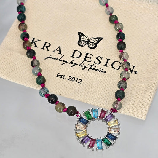 Collar corto rainbow