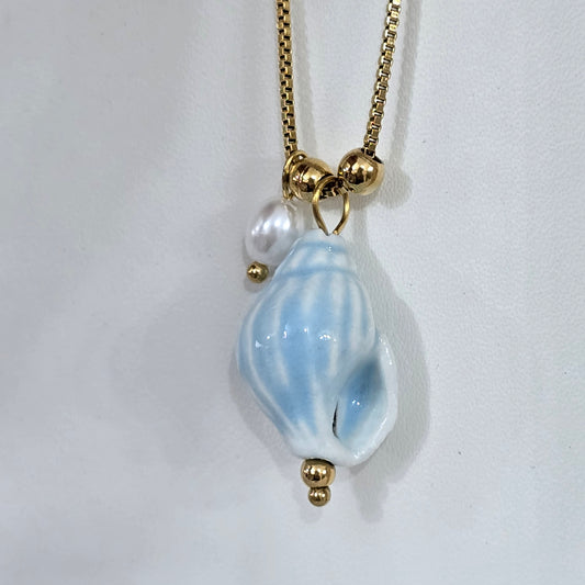 Cadena caracolito celeste