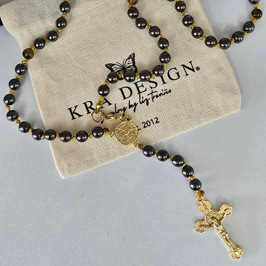 Rosario de hematita san benito