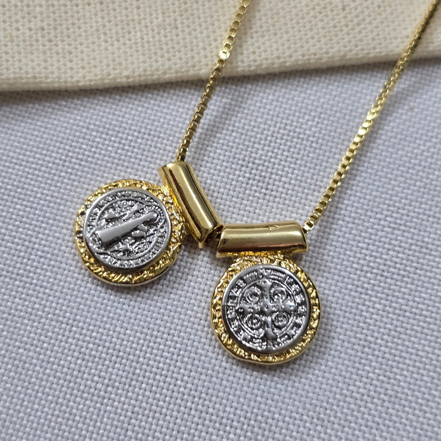 Escapulario san benito mini