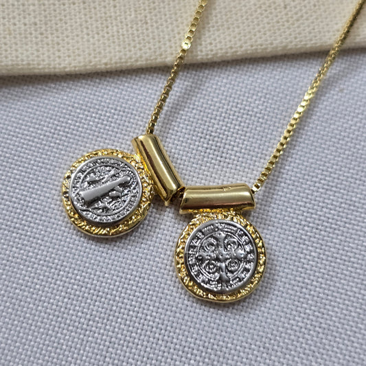 Escapulario san benito mini