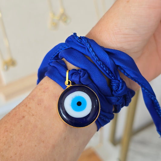 Pulsera de liston ojo turco