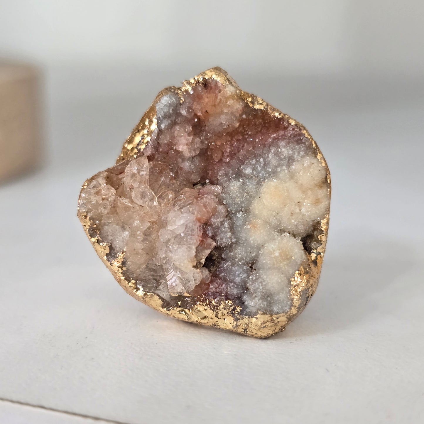 Anillo ajustable druzy