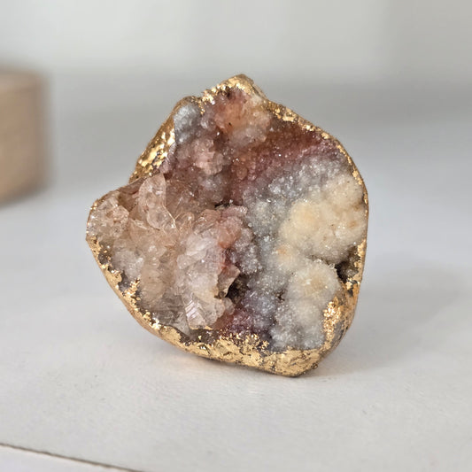 Anillo ajustable druzy