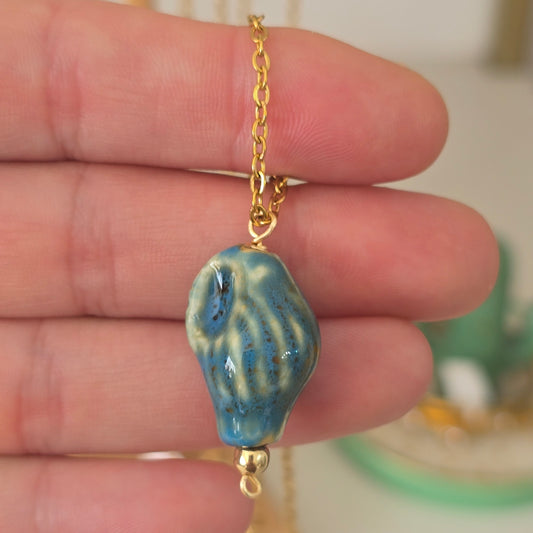 Cadena caracol azul