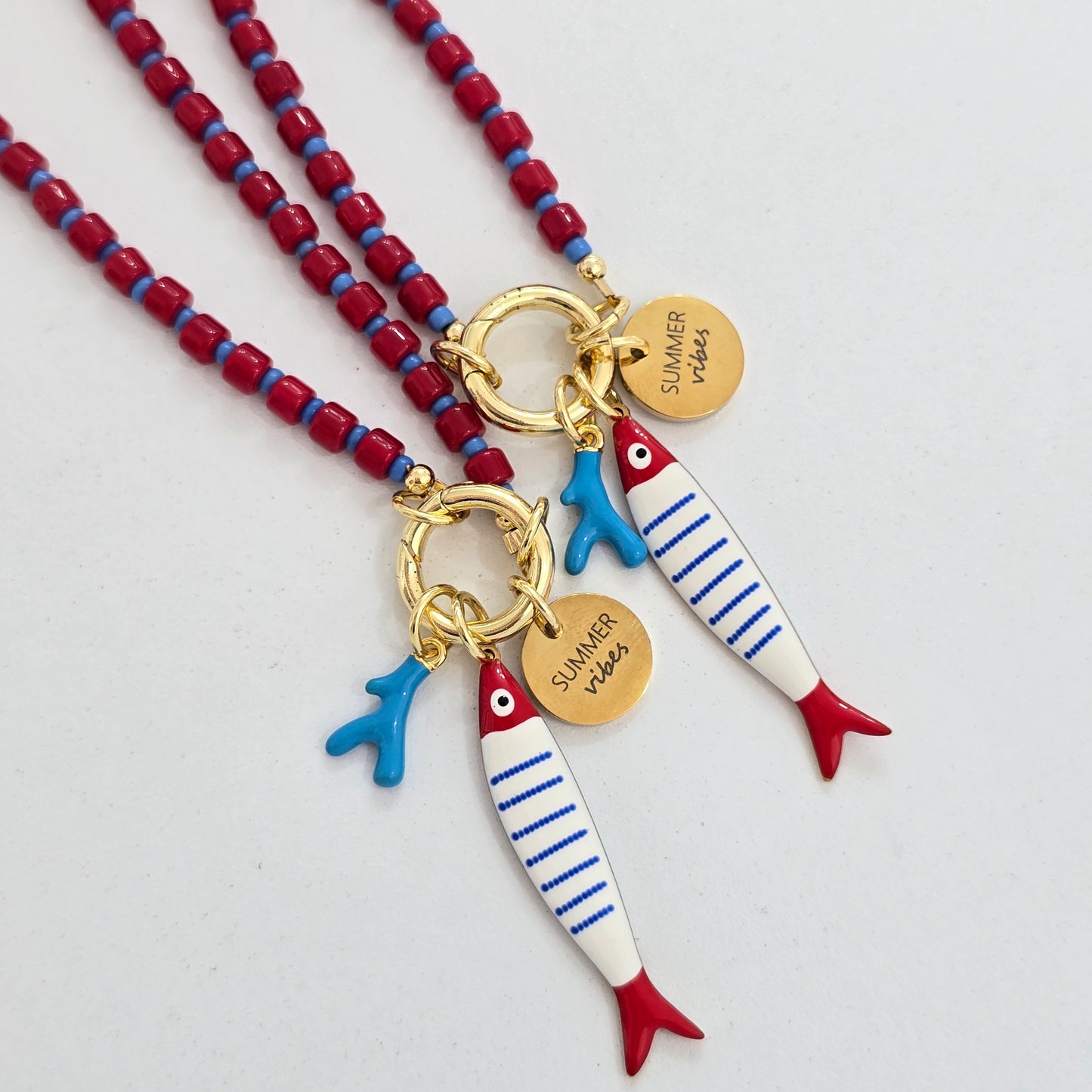 Collar pez rayas