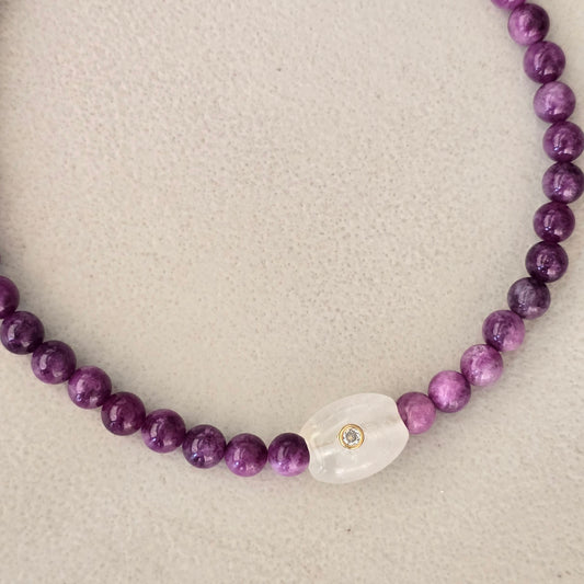 Collar capri amatista