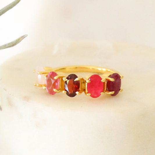 Anillo multicuarzos