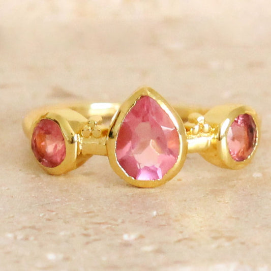 Anillo turmalina