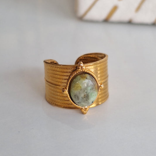 VINTAGE LABRADORITE RING