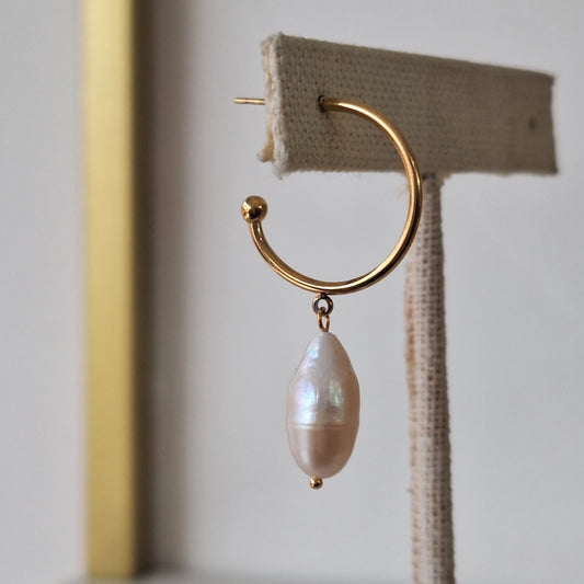 BASIC PEARLS HOOPS