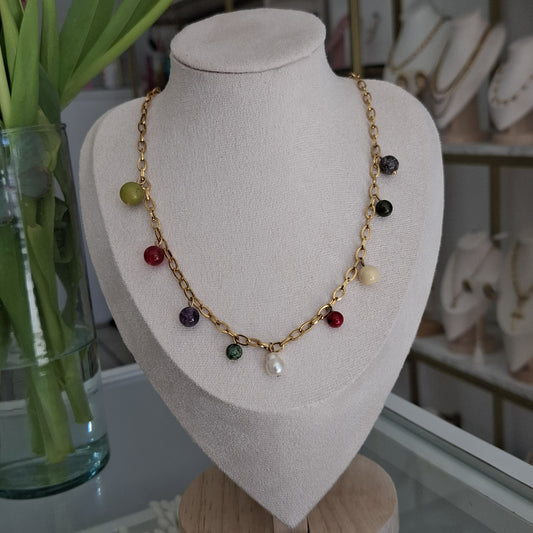 Collar multi piedras