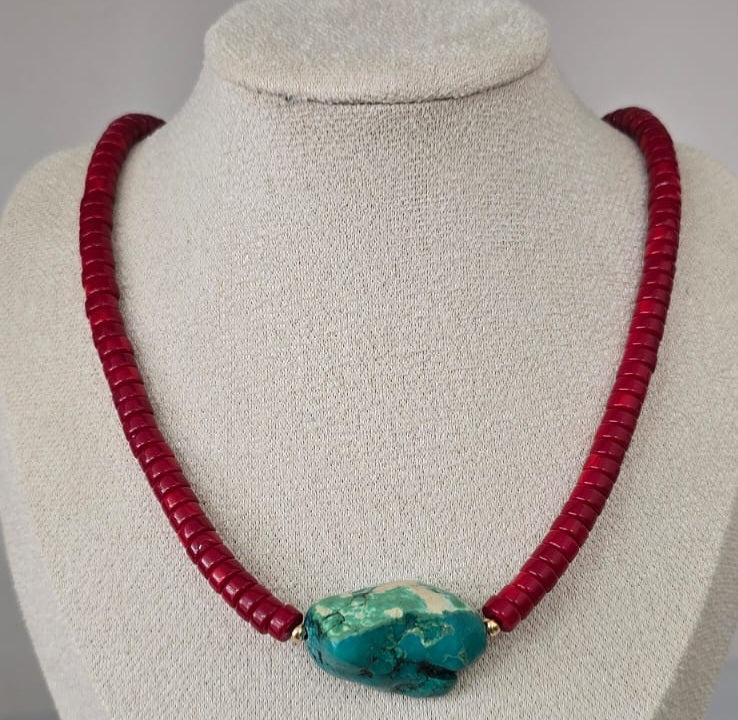 Collar turquesa