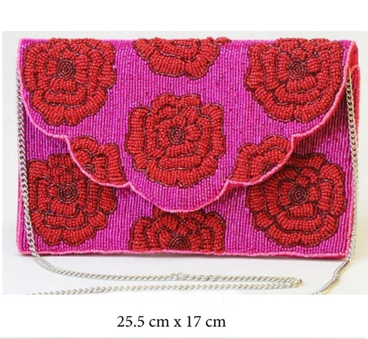 BOLSO CHAQUIRAS FLORES FIUCHAS